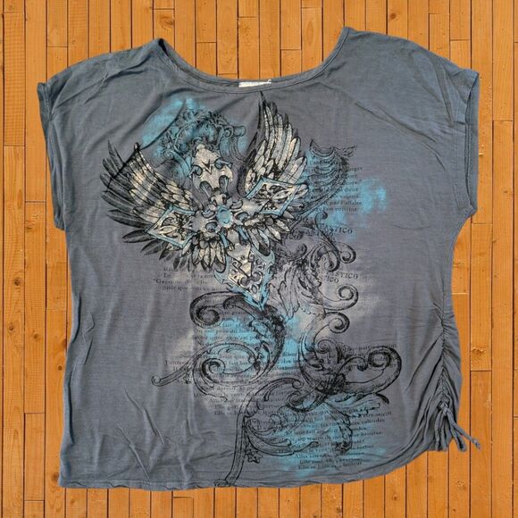 Women's Flowy Oversized Y2K Large Top - Picture 1 of 5